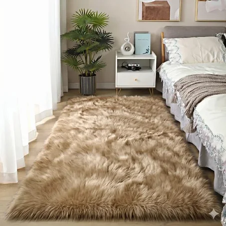 tapis fourrure haute qualite