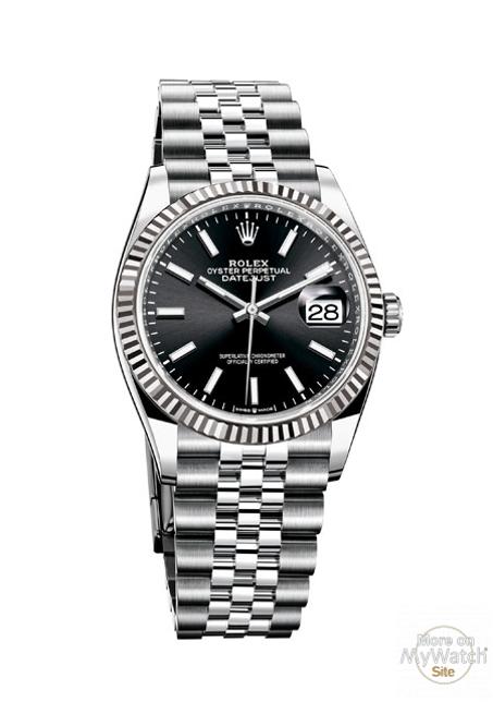 Datejust homme fond Noir