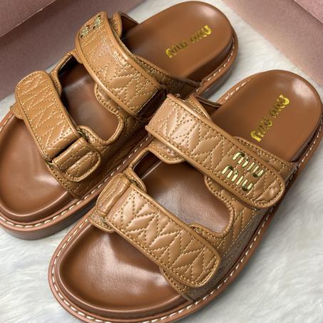 Sandales Miw Miw Chic Marron