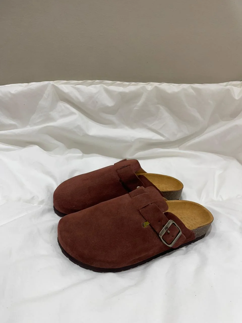 Sabots Médicaux en Daim Premium – Marron Coffee (Chocolat)