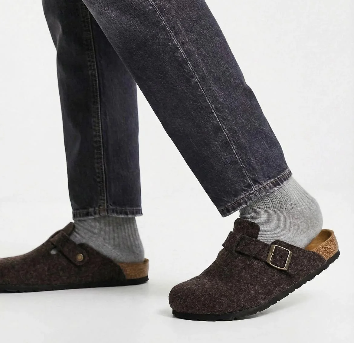 Sabot Médical en Cachemire Premium – Marron Chocolat