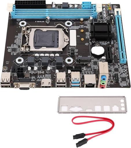 Placa base para juegos H81 M. 2 NVMe NGFF 6Gbs LGA 1150 Micro ATX de alta velocidad PC de escritorio