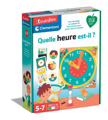 لعبة كليمنتوني " ما الساعة؟" – تعلم قراءة الساعة للأطفال من 5 إلى 7 سنوات​