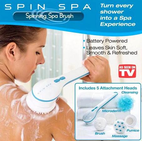Brosse de douche électrique pour le corps