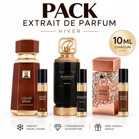 Pack Extrait de Parfum Hiver – 3 × 10 ML