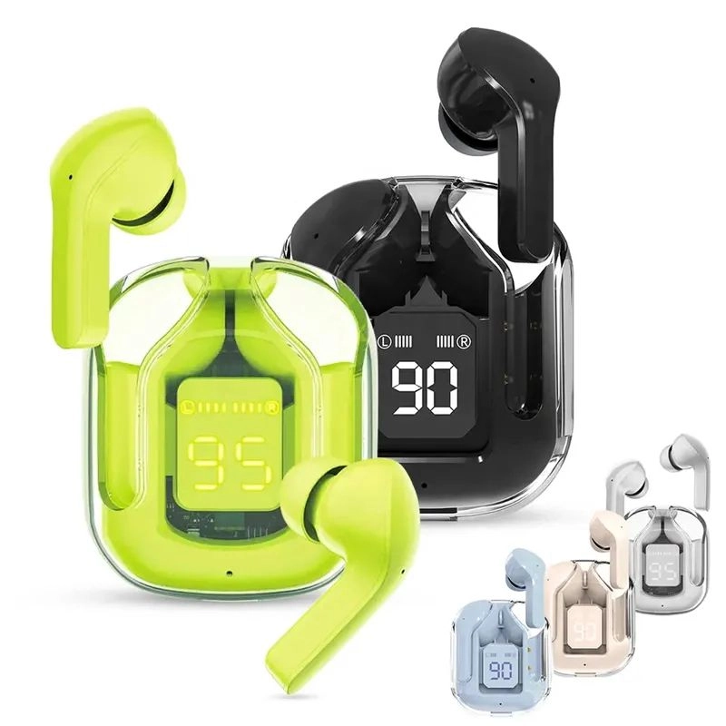 Ultrapods Pro True Wireless Earbuds with Display Transparent Design, Bluetooth 5.3
