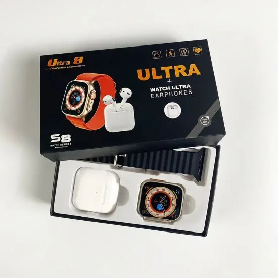 Smart Watch Séries 8 Ultra + Airpods 2