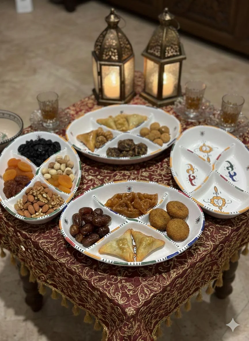 Dish Diamond Marocain – Fait Main en Céramique Artisanale