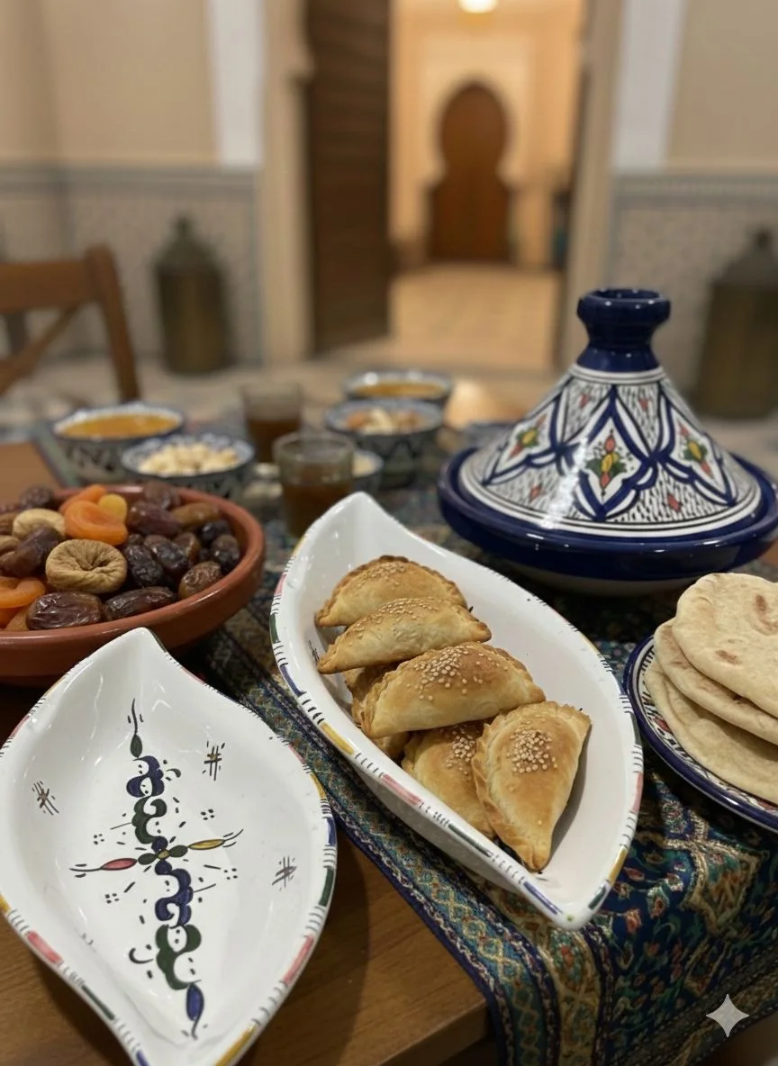 Dish Diamond Marocain – Fait Main en Céramique Artisanale