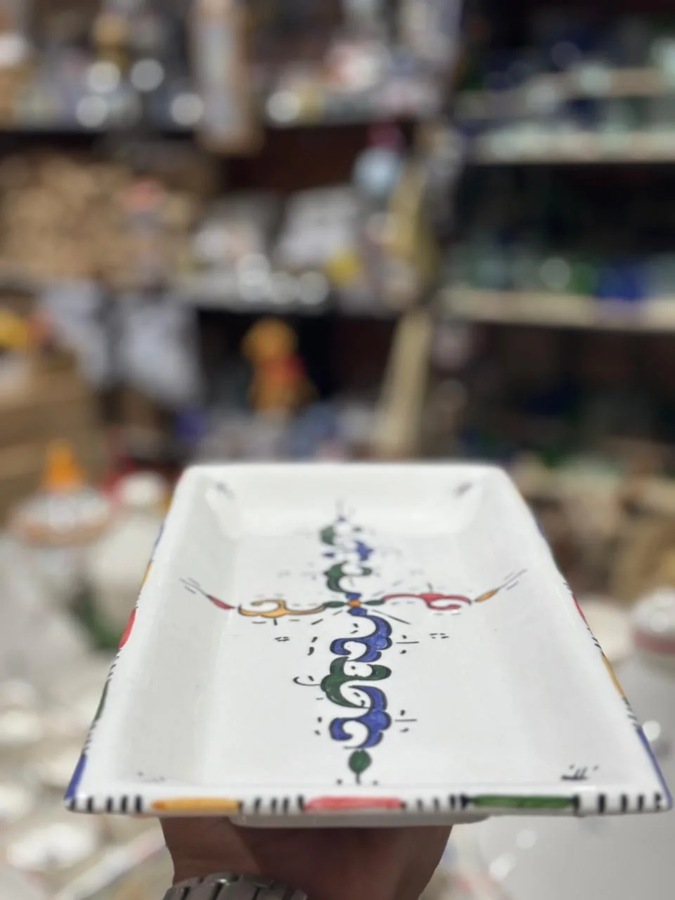 Plat Rectangulaire en Terre cuite Artisanale