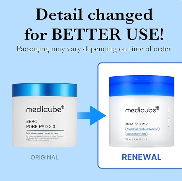 MEDICUBE - Zero Pore Pad 2.0 - 70 pads