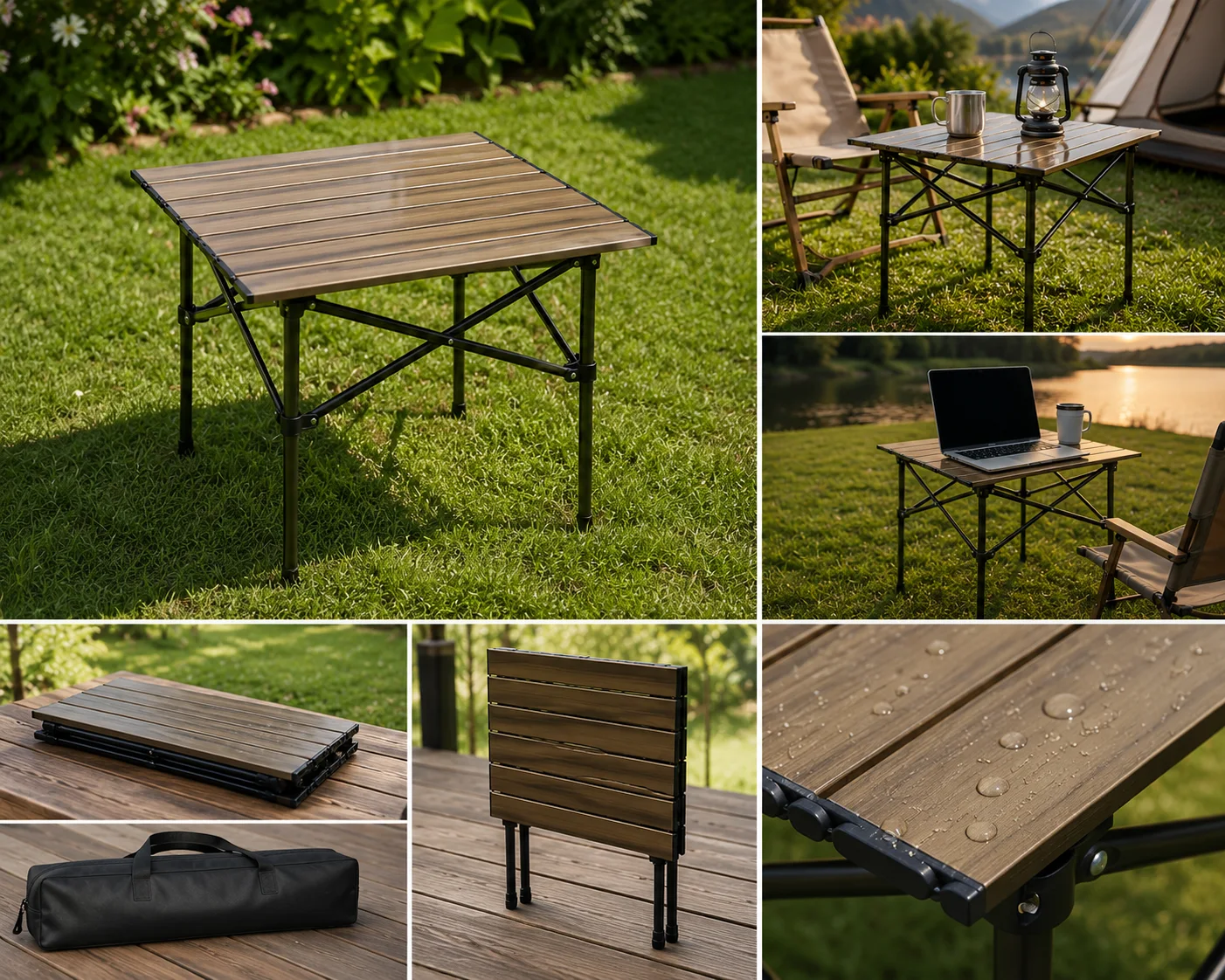طاولة تخييم قابلة للطي مع حقيبة حمل | Camping Table Portable