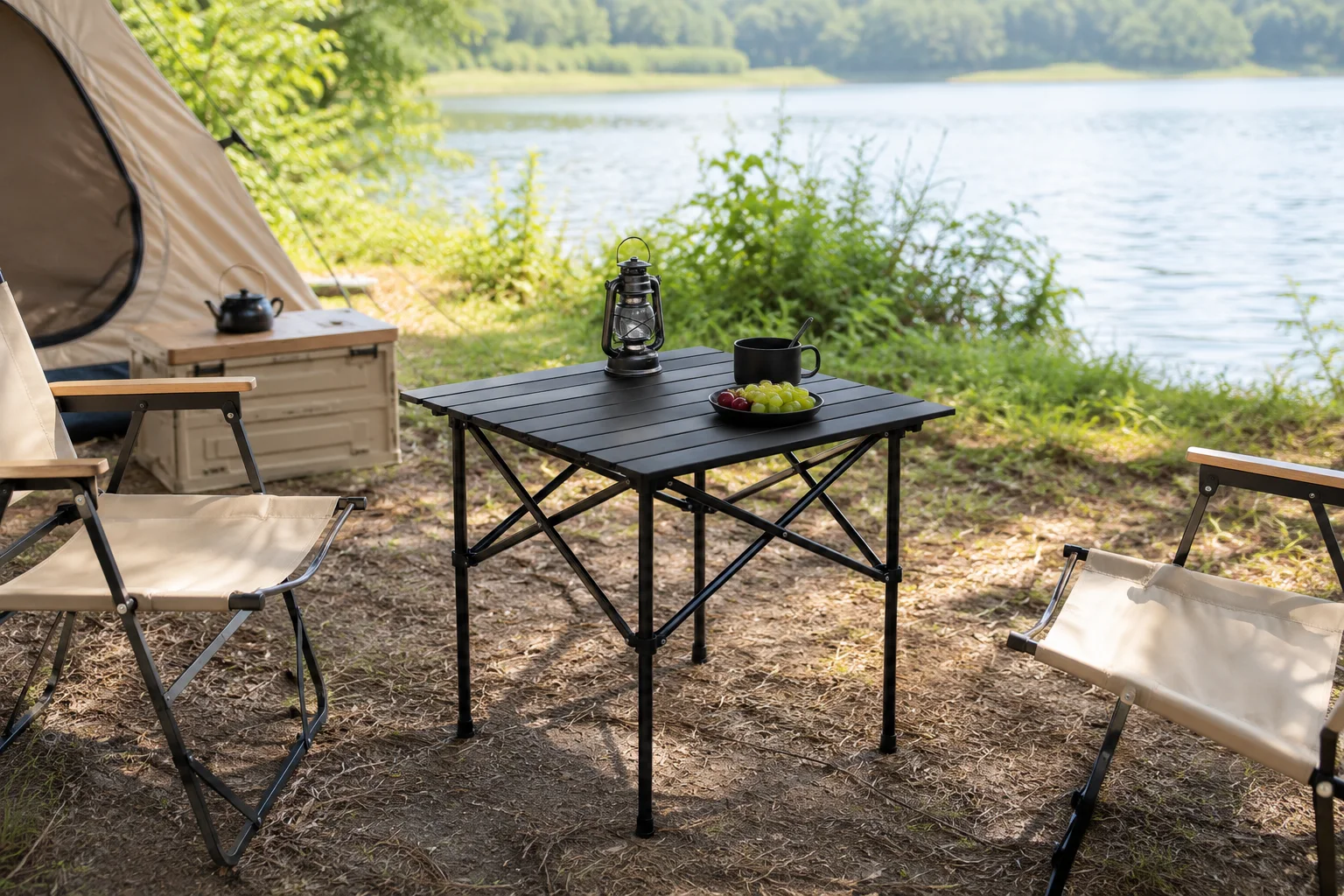 طاولة تخييم قابلة للطي مع حقيبة حمل | Camping Table Portable