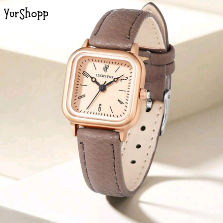 ساعة يدوية نسائية جلدية ⌚