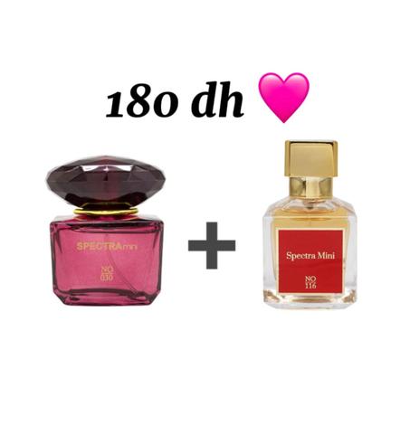 mini versace crystal noir & baccarat rouge