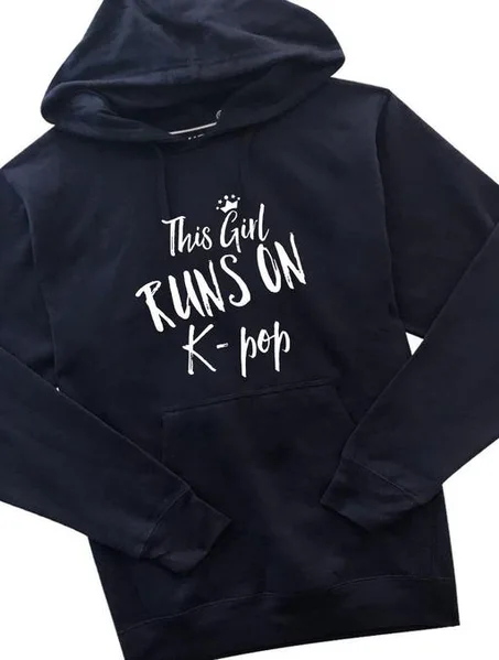 New K-pop Print tshirt & hoodie  T-shirt & hoodie Casual Fashion