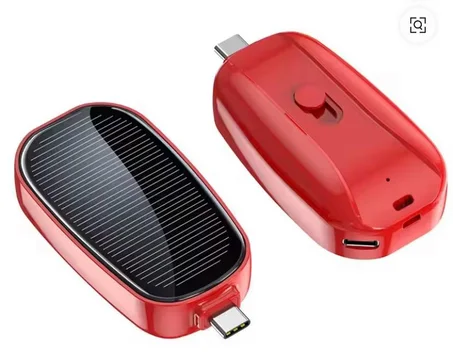 Power Bank Solaire  Porte  clé