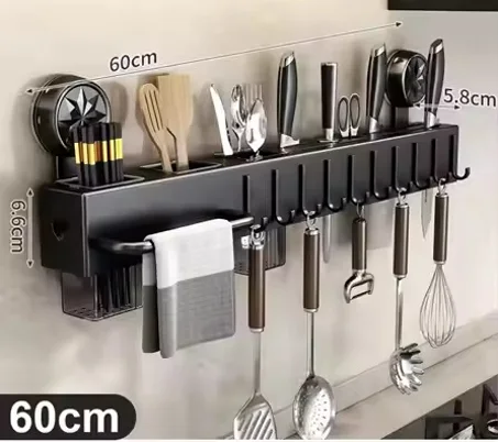 organisateur de couteaux de cuisine en acier inoxydable