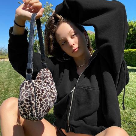 Fashion oversize hoodie for girls Sweatshirt Winter Jacket