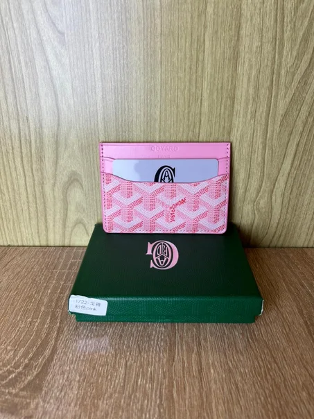PORTE CARTE GOYARD rose