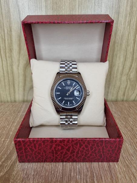 ROLEX DATE JUST noir