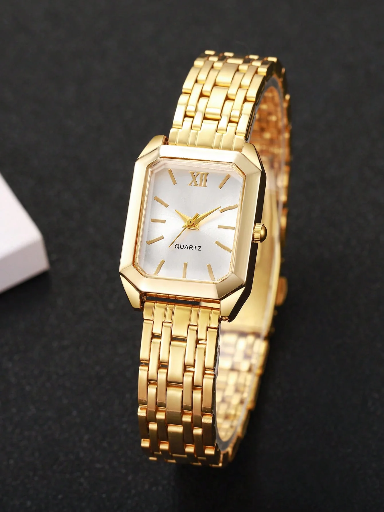 GOLDIE — Duo 2 Montres Dorées · Blanc & Vert