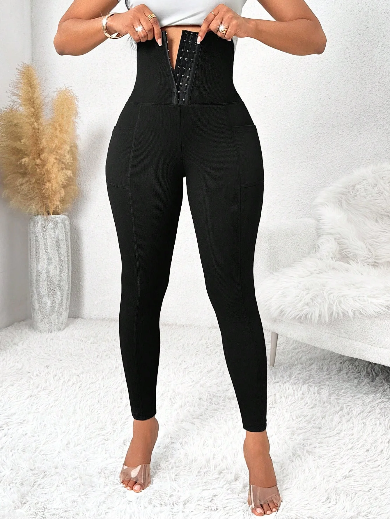 CurveFit — Legging Sculptant Taille Haute · Ventre Plat & Effet Push-Up (cd)