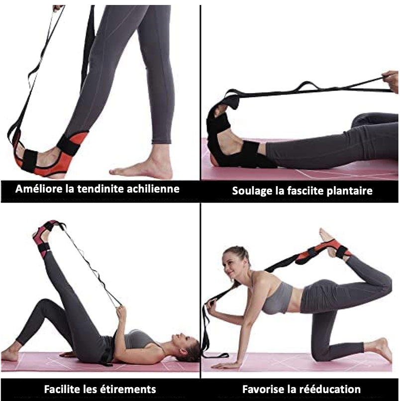 1 Pièce Ceinture D'étirement Des Jambes De Yoga Flexible Et Extensible Avec  Anneau D, Idéale Pour La Danse, La Gymnastique, L'entraînement De  Résistance Dans Les Studios De Fitness, Mode en ligne