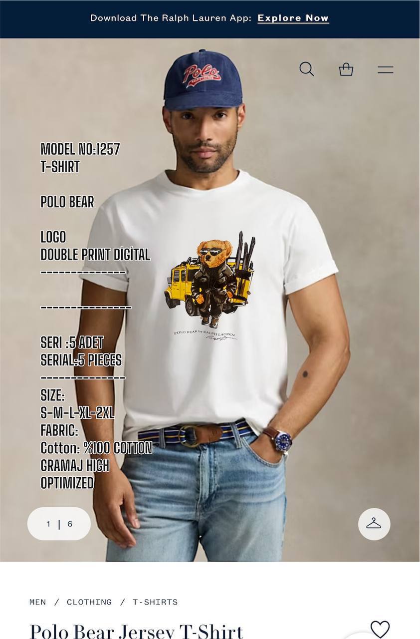 T-shirt Polo Bear – Ralph Lauren