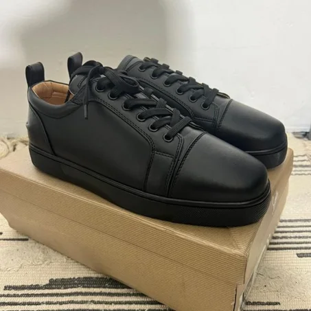 Sneakers Femme Premium Noires – Élégance Minimaliste & Confort Absolu