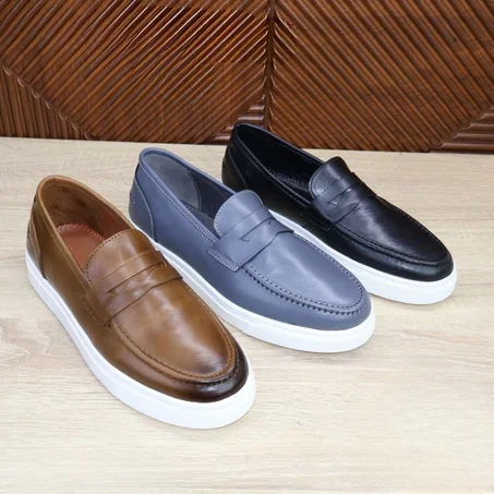 Mocassins Homme Premium en Cuir – Élégance & Confort au Quotidien