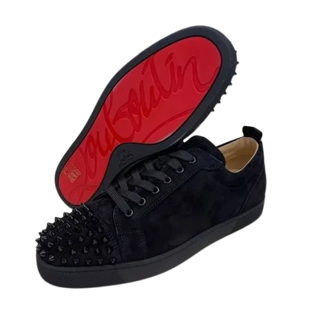 🖤 Sneakers Premium Noir à Clous – Élégance & Caractère