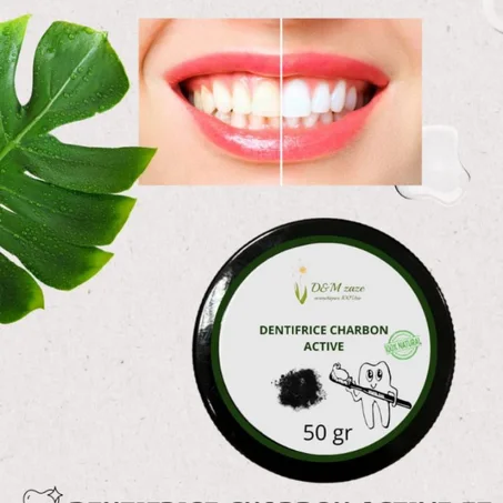 Dentifrice charbon actif