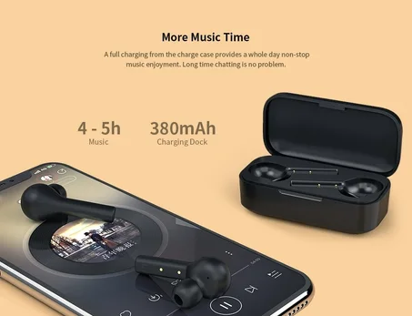 Earphones Bluetooth dernière génération