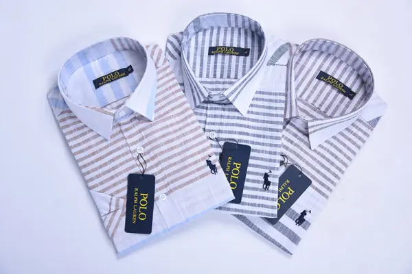 Pack de 3 chemises Ralph lauren Rayé demi manche