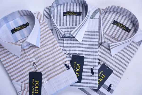 Pack de 3 chemises Ralph lauren Rayé demi manche