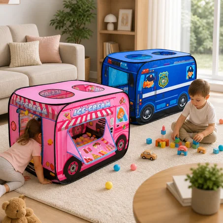 Kids Foldable Car Play Tent