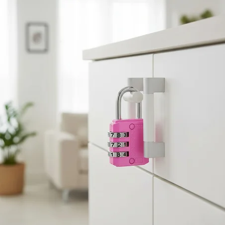 4 Digit Padlock Set