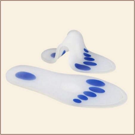 نعل داخلي من السيليكون الطبي للأحذية