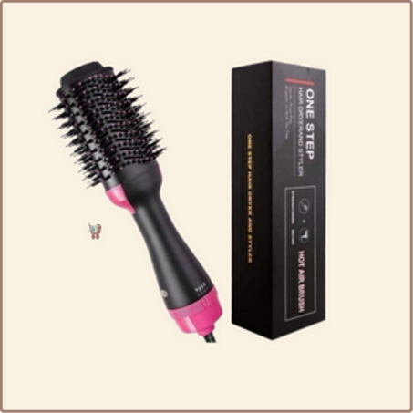 One Step فرشاة تسخين كهربائية لتنشيف و تسريح الشعر