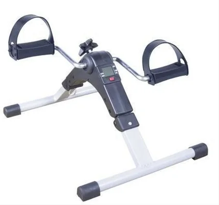 دراجة التمارين المنزلية المحمولة مع شاشة LCD رقمية - مثالية للعلاج الطبيعي واللياقة