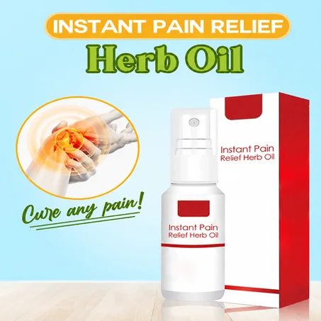 زيت Herb Oil المسكن للآلام – راحة سريعة للمفاصل والعضلات
