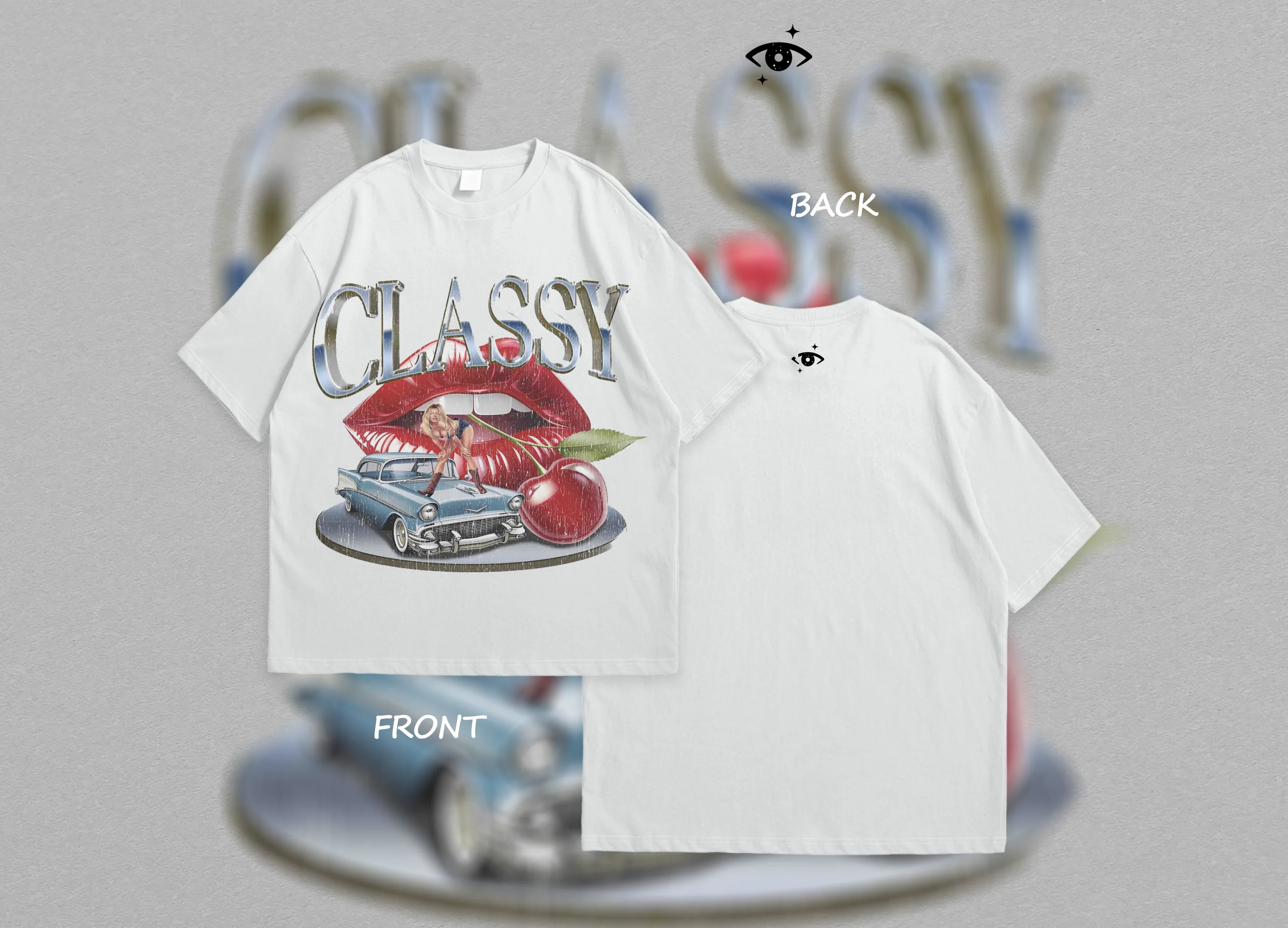 STREETWEAR T-SHIRT OVERSIZED CLASSY 🍒