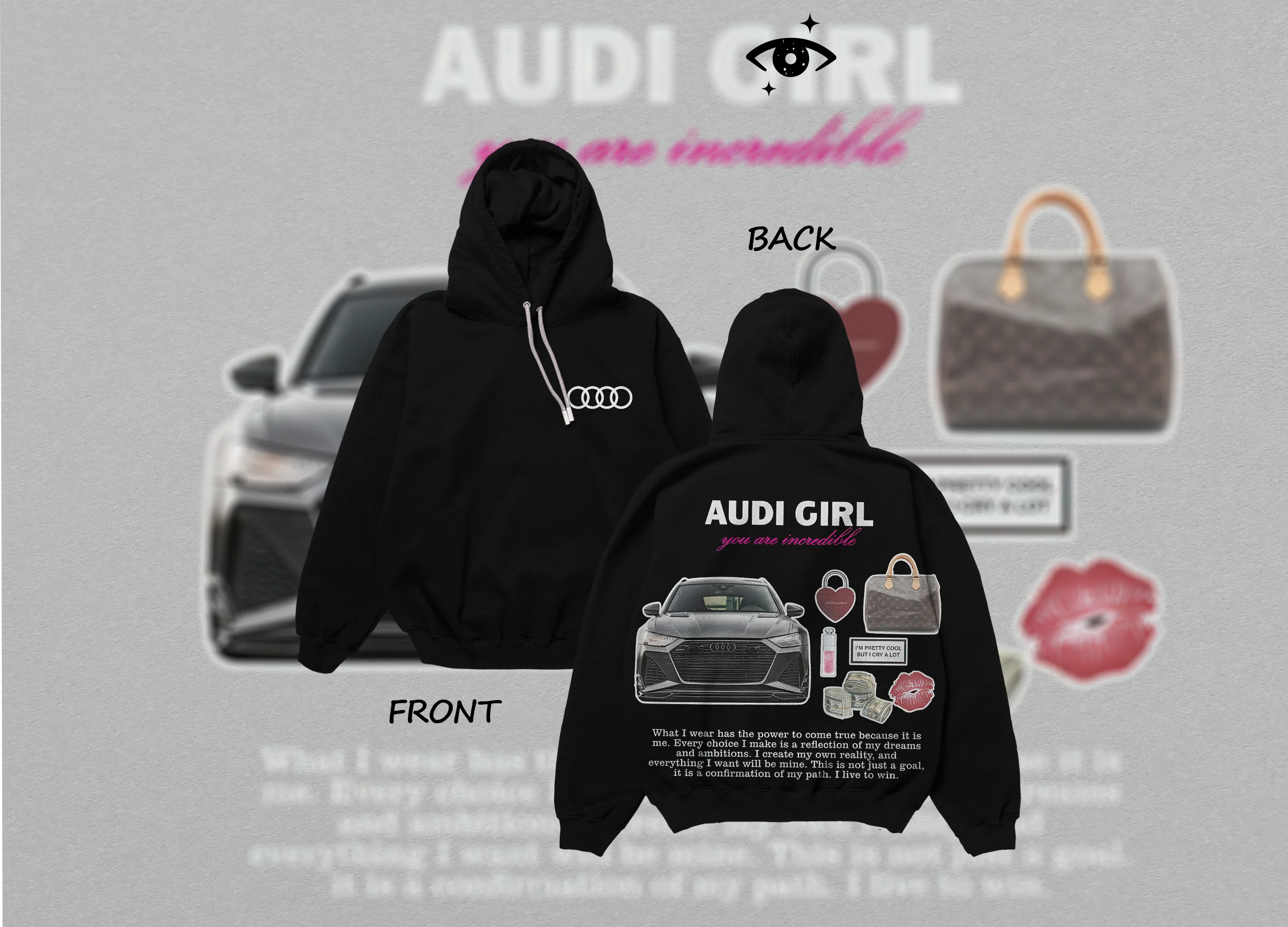 Audi style girl 🌸✨
