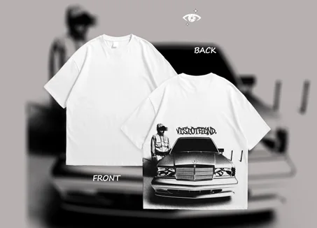 STREETWEAR T-SHIRT Mercedes-BLACK🖤