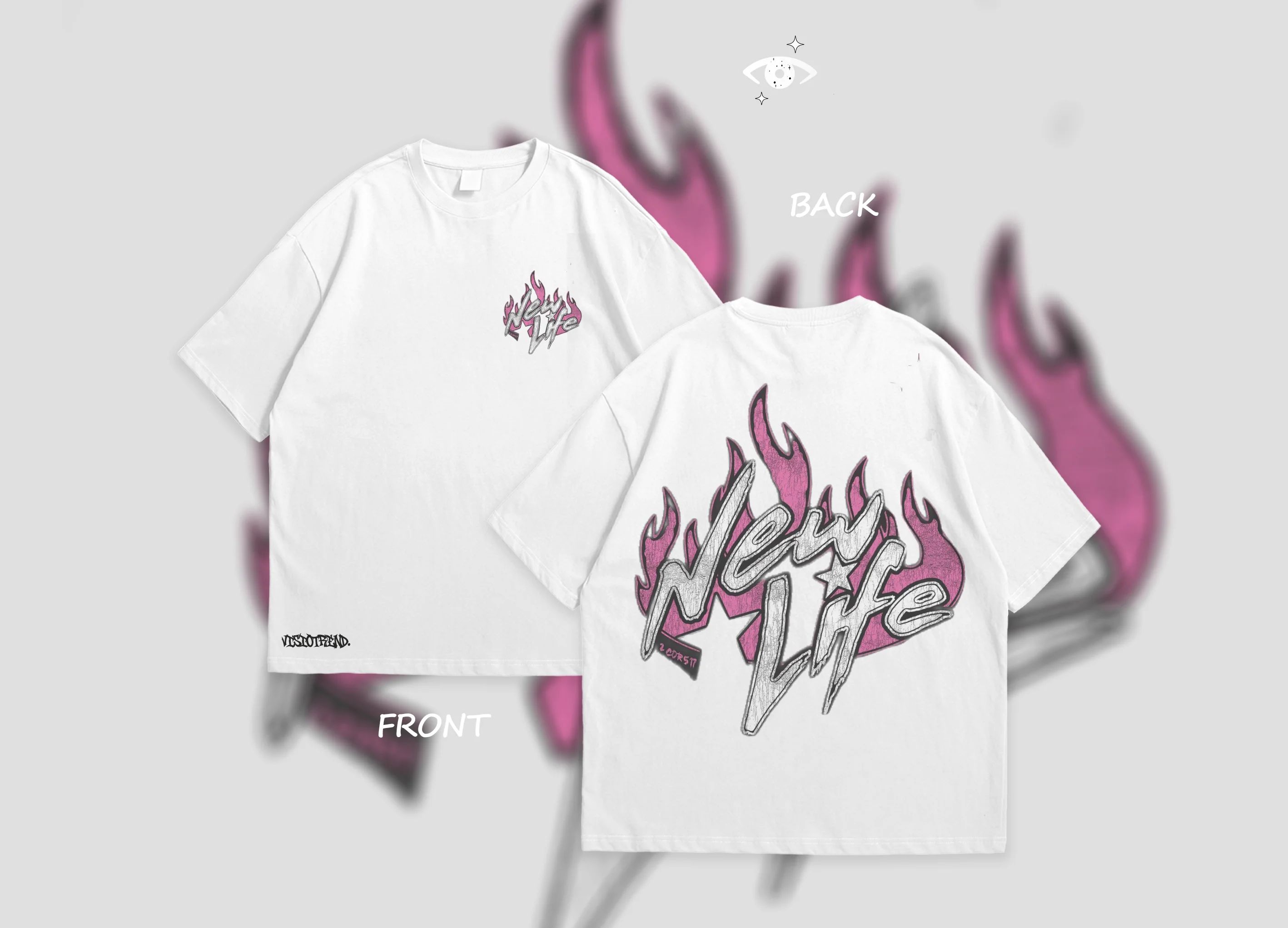 STREETWEAR T-SHIRT OVERSIZED NEW LIFE 💯