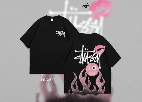 STREETWEAR T-SHIRT STUSSYY 8POOL🎱