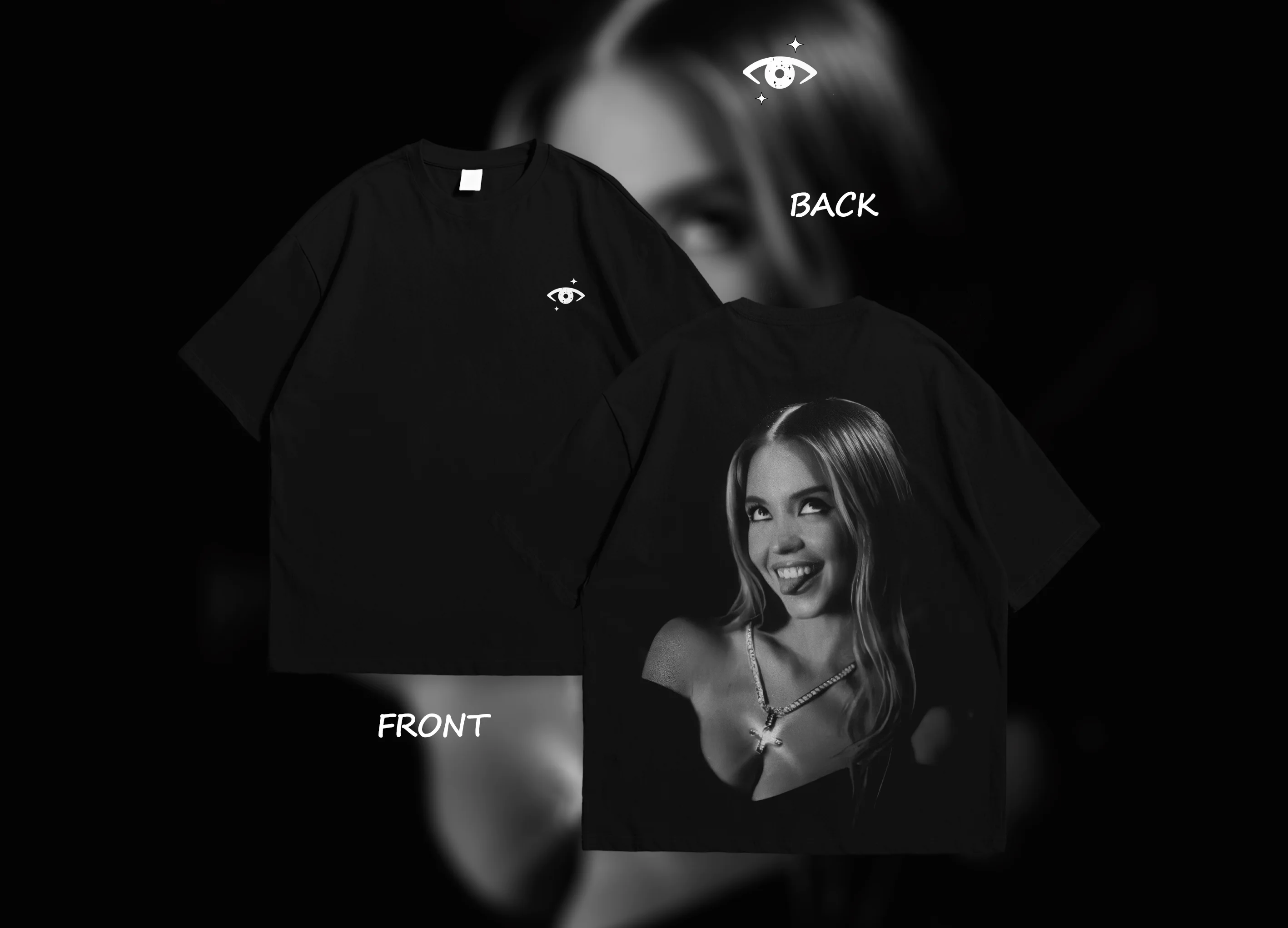 STTREETWEAR T-SHIRT GIRL BLACK 🖤