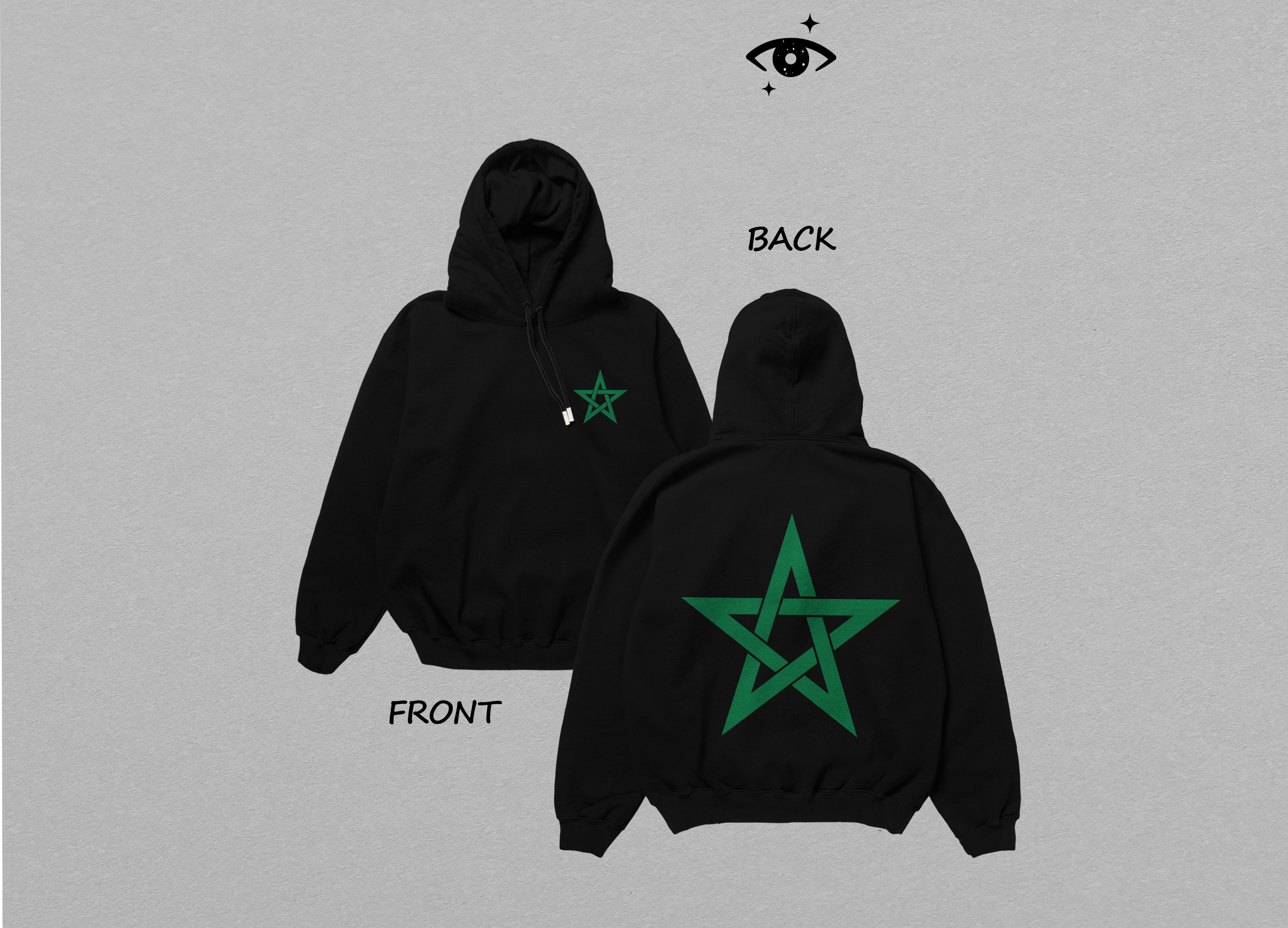 My Moroccan flag oversized hoodie is everything 🇲🇦🏆❤️🤍🖤