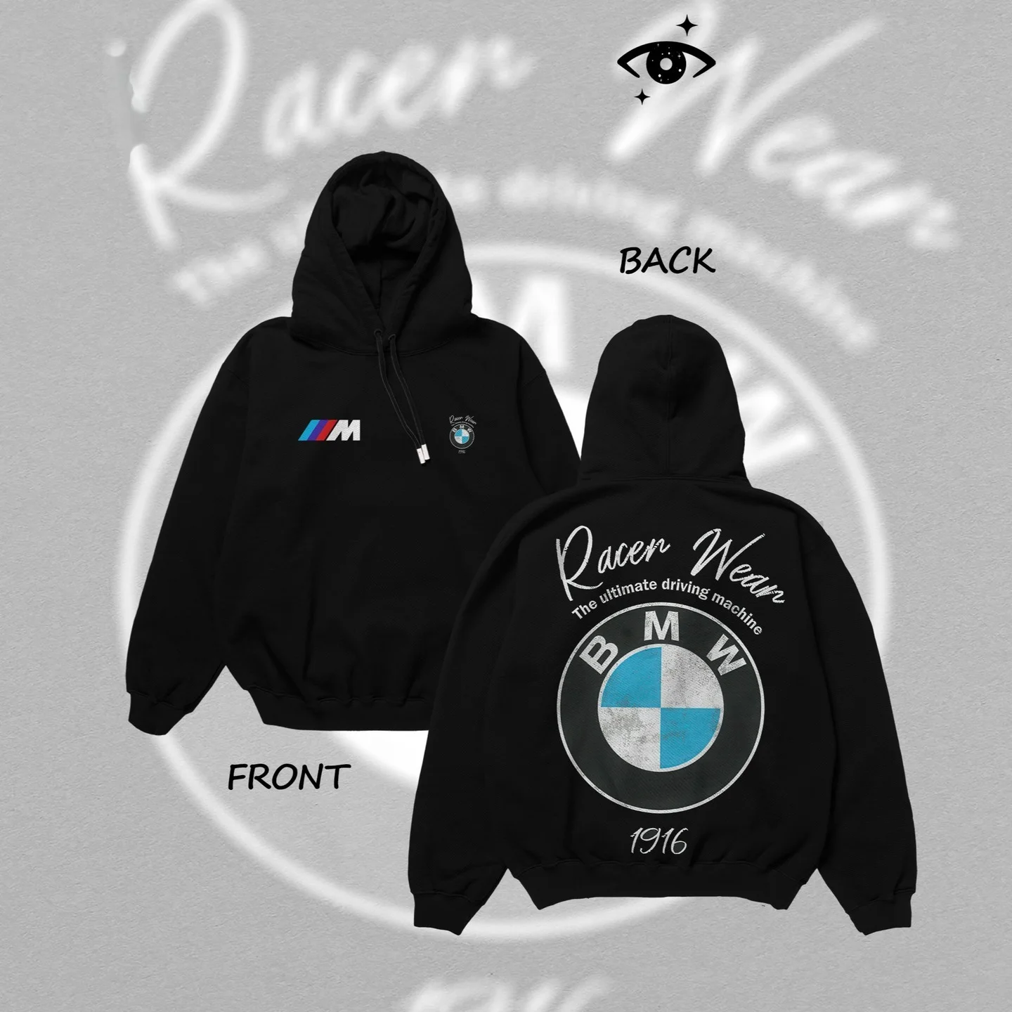 hoodie streetwear vibes BMW 👻🖤